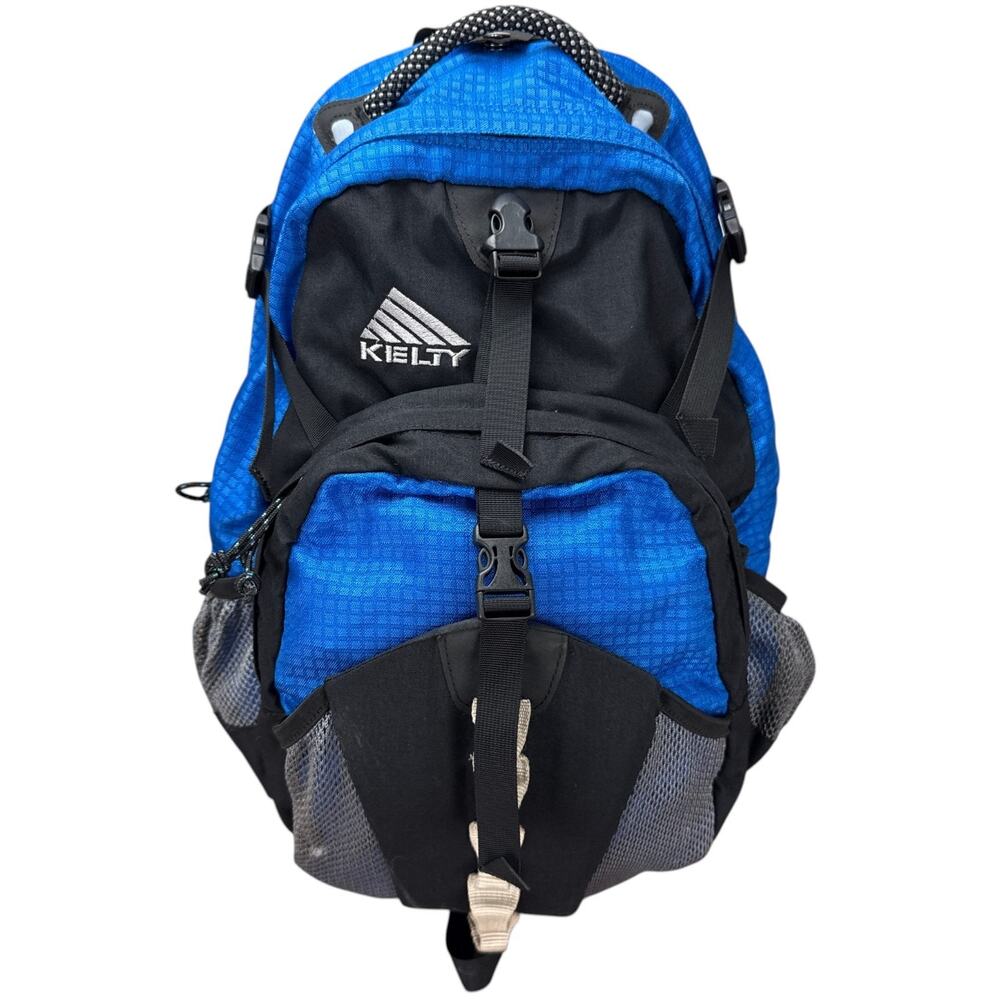 Kelty Blanca 2000 Backpack Blue Black Hiking Techwear Gorpcore Daypack Cover